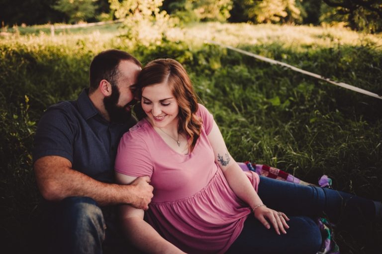 Fort Worth Photographer | Farm Sunset Engagement Session