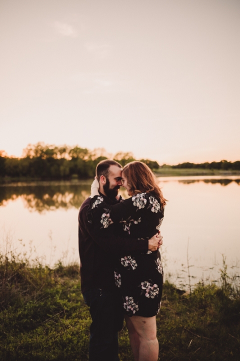 Fort Worth Photographer | Farm Sunset Engagement Session