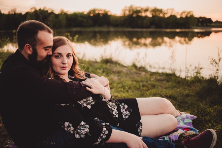 Fort Worth Photographer | Farm Sunset Engagement Session