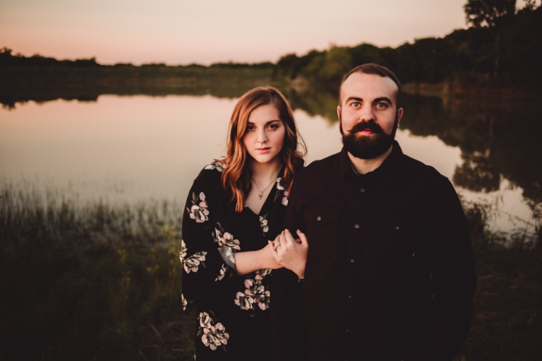 Fort Worth Photographer | Farm Sunset Engagement Session